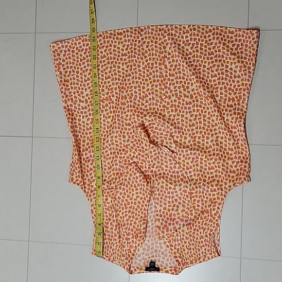 Ann Taylor Petite L Sleeveless Dress Shirt Animal Print - Picture 12 of 13